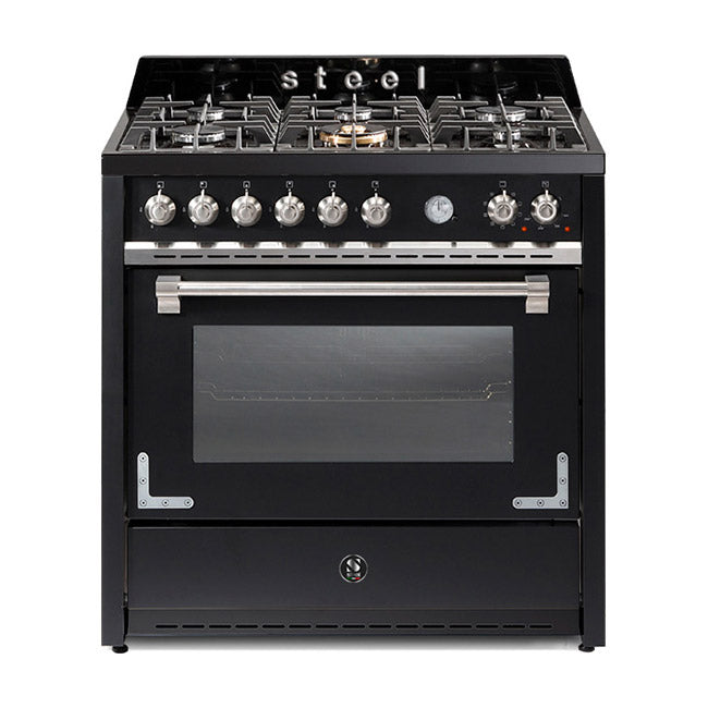 Oxford 90cm Multi-Function Upright Cooker With Gas Hob in Anthracite X9F-5 (NEW RUNOUT)