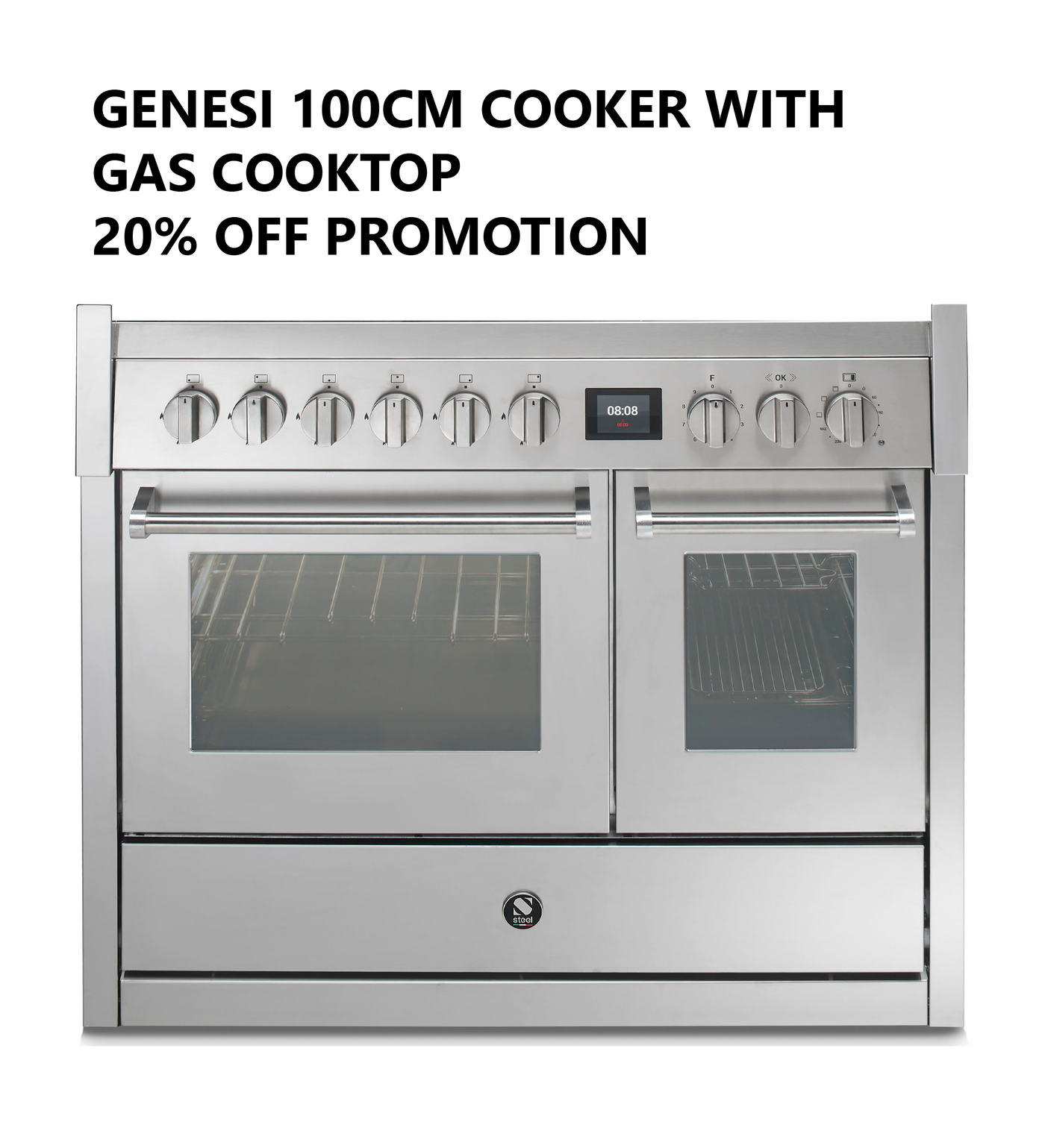 Genesi 100cm Upright Cooker 20% off Promotion Gas Cooktop