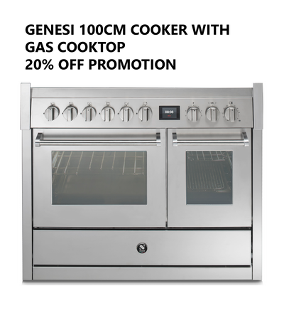 Genesi 100cm Upright Cooker 20% off Promotion Gas Cooktop