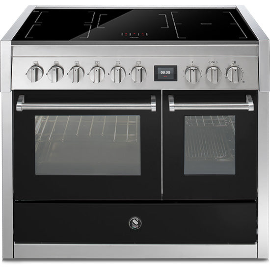 100cm Upright Cooker with Combi Steam Oven and Auxiliary Oven Steel Brand Australia